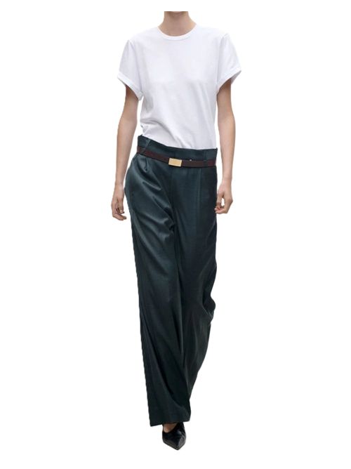 Pantaloni sartoriali completo Ethel in lana Victoria Beckham | 1426WTR007113B9990 MARSHGREEN